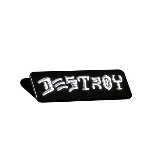 thrasher destroy lapel pin