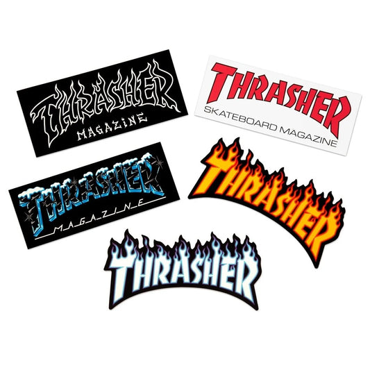 thrasher logo 8in sticker