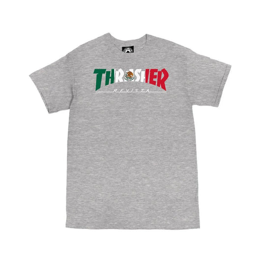 thrasher mexico revista tee grey