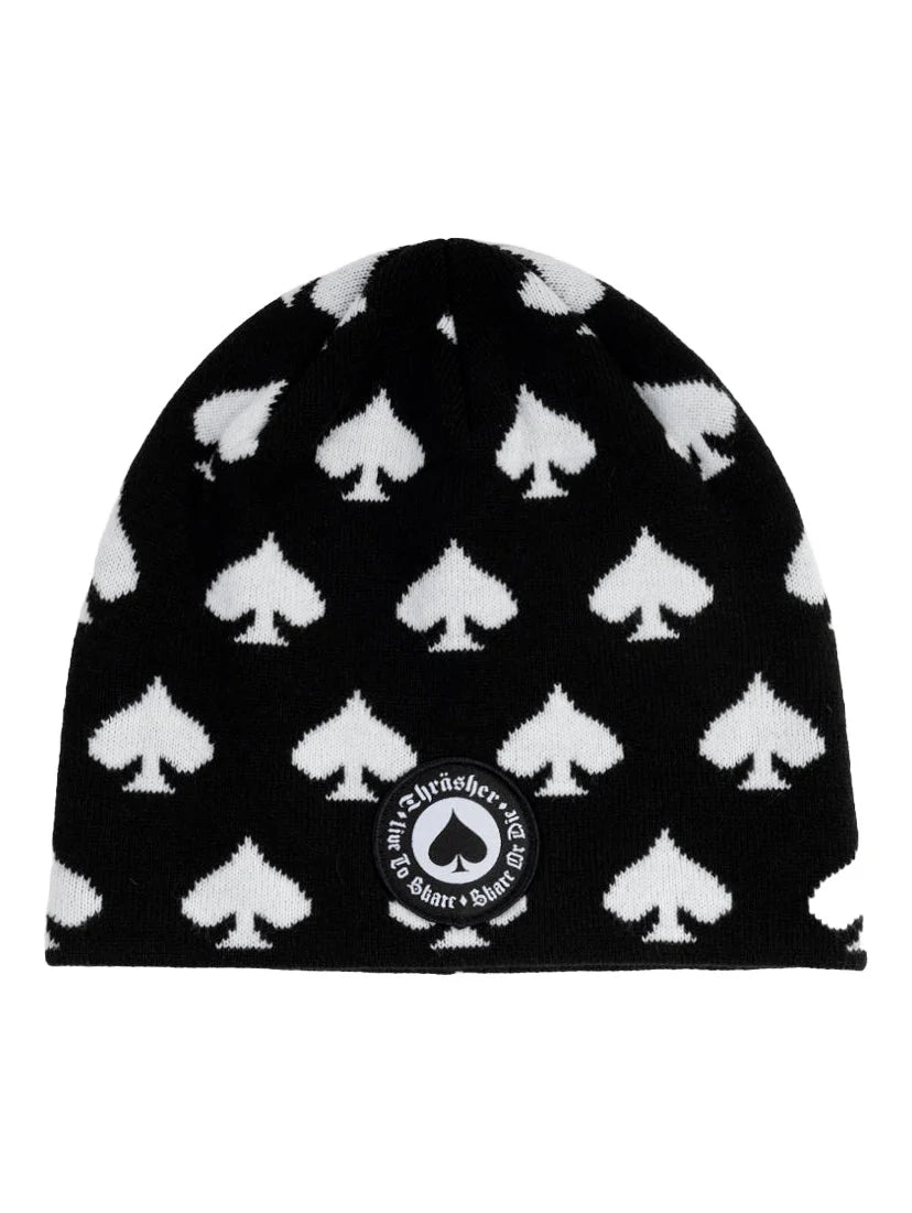 thrasher oath skully beanie black