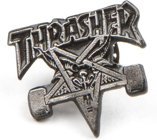 thrasher sk8 goat lapel pin