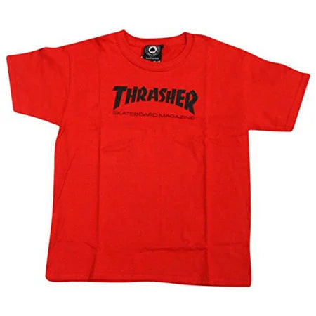 thrasher sk8 mag toddler tee red