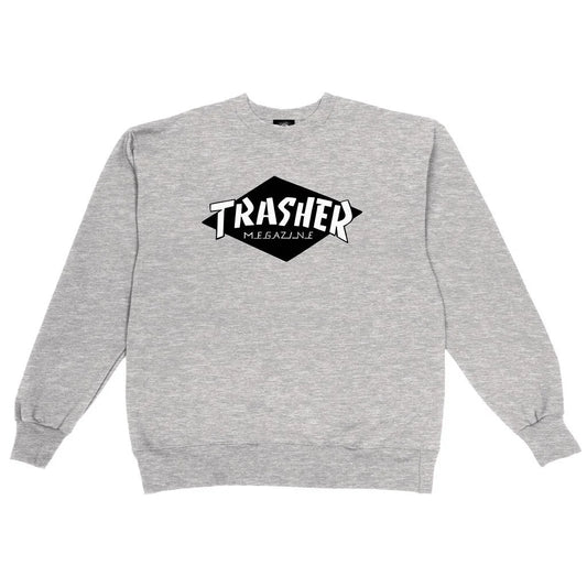 thrasher trasher crewneck gray