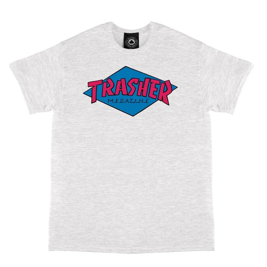 thrasher trasher tee ash grey