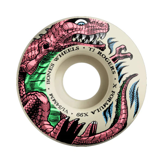 bones x formula rogers dino sortas 99a v1 sidecut wheels 52mm