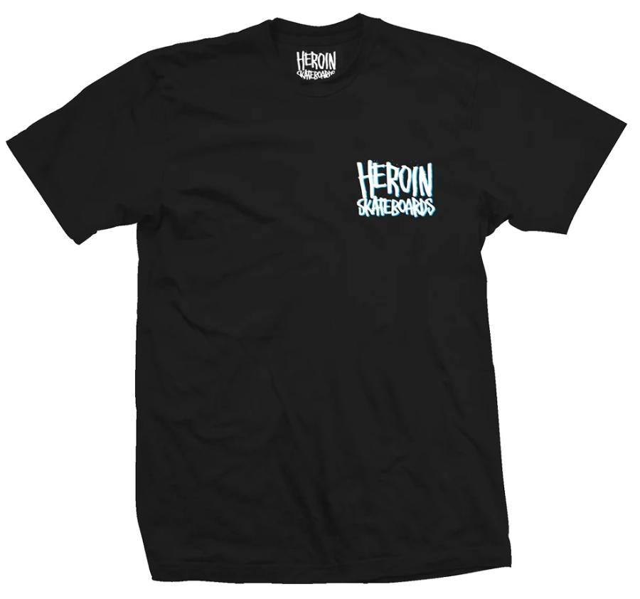 Heroin Wide Boy Tee Black